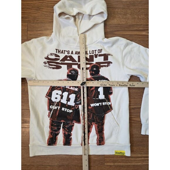 That's A Awful Lot of Cough Syrup Hoodie Mens Sz S Cant Stop Wont Stop Bad Boy - Picture 5 of 11